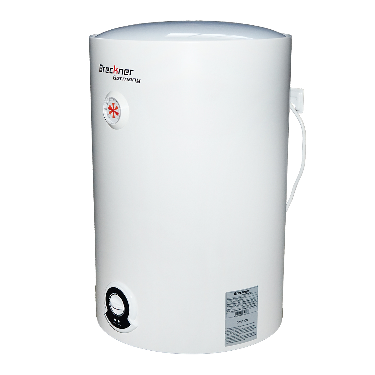Boiler electric 50L, 1500W, IPX4, 220V cu montaj vertical pentru apa calda menajera Breckner Germany - imagine 2