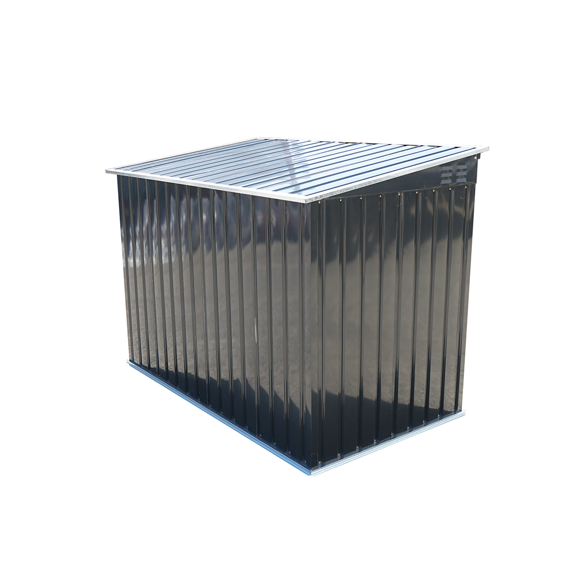 Magazie metalica pentru pubele gunoi 176x105x130cm - imagine 2