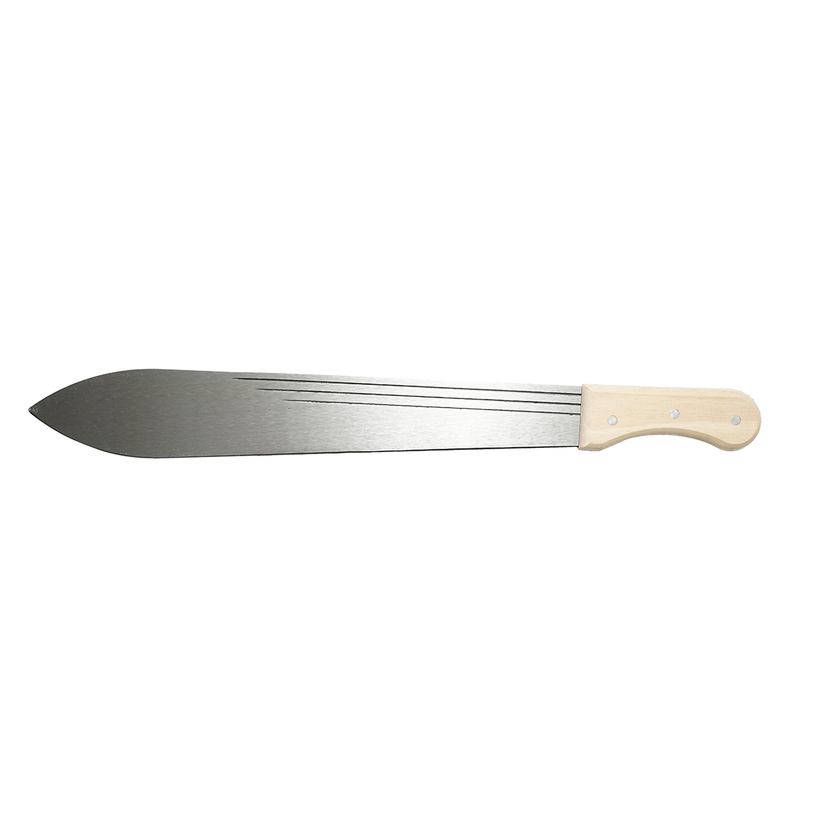 Maceta din otel 610mm cu maner de lemn