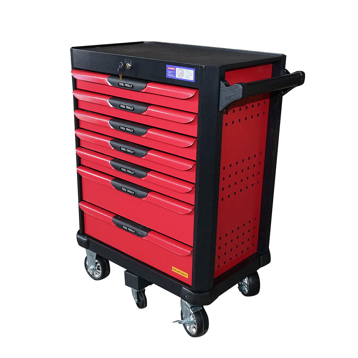 Dulap carucior pentru scule metalic cu 7 sertare 995x680x458mm - imagine 2