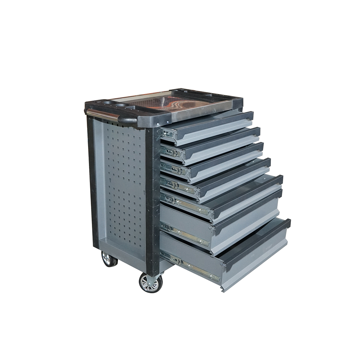 Dulap carucior pentru scule metalic cu 7 sertare 995x680x458mm - imagine 4