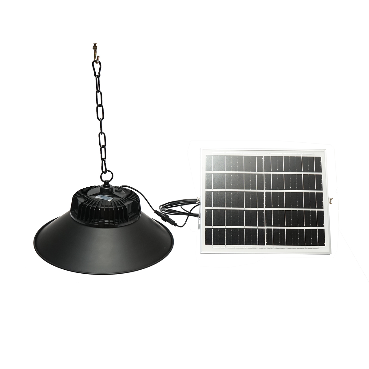 Lampa LED 100W, 6500K cu panou solar policristalin 16W, baterie LiFePO4 3.2V/15Ah si telecomanda IP65 Breckner Germany - imagine 2