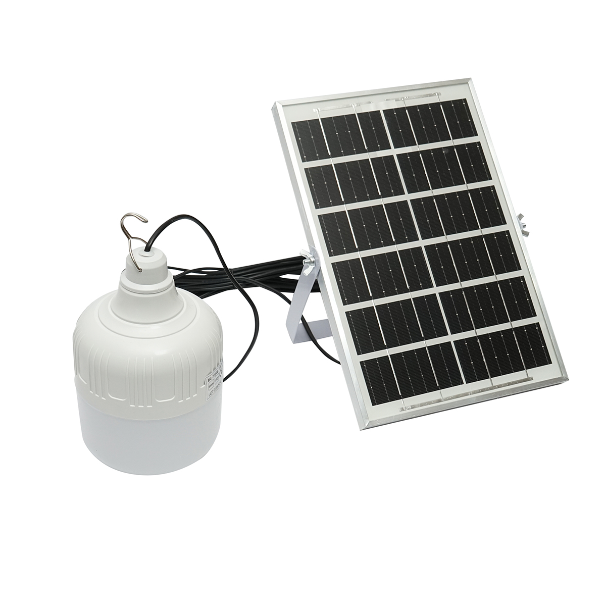 Lampa LED 50W, 6500K cu panou solar policristalin 3W si telecomanda IP20 Breckner Germany