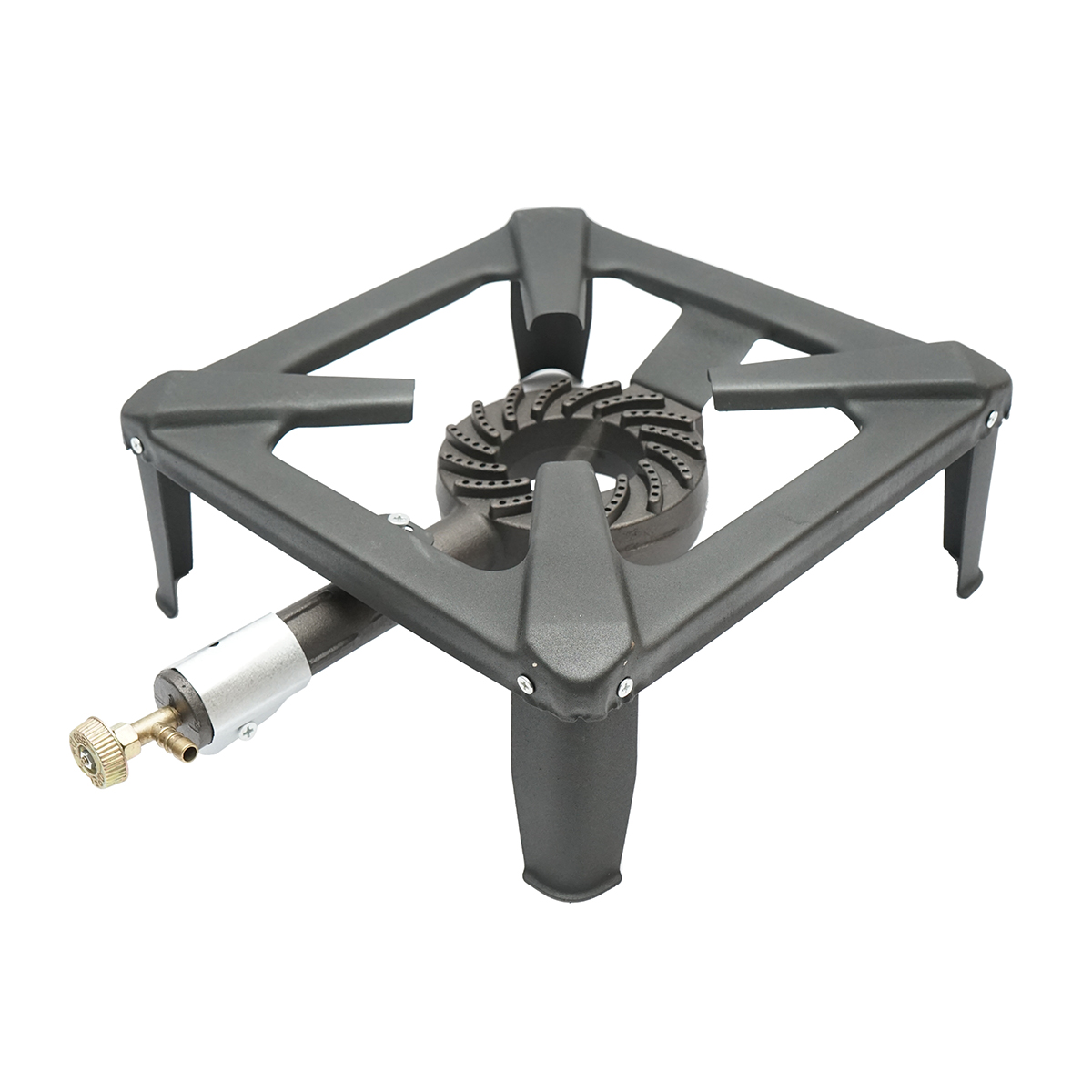 Pirostrie, arzator pe gaz patrat cu 4 picioare 300x300x125mm - imagine 2