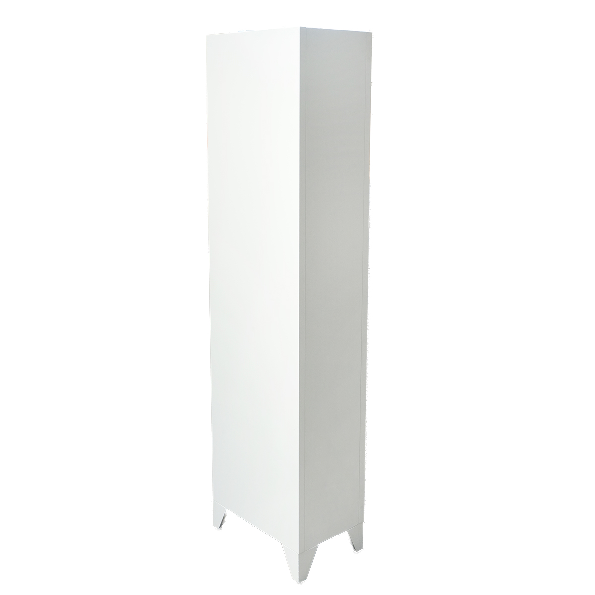 Dulap metalic fiset dublu tip vestiar gri cu 2 usi securizate 1850x380x450mm Breckner Germany - imagine 3