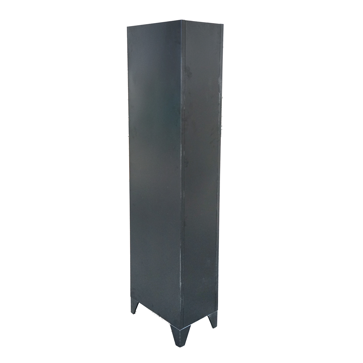 Dulap metalic fiset dublu tip vestiar negru cu 2 usi securizate 1850x380x450mm Breckner Germany - imagine 3