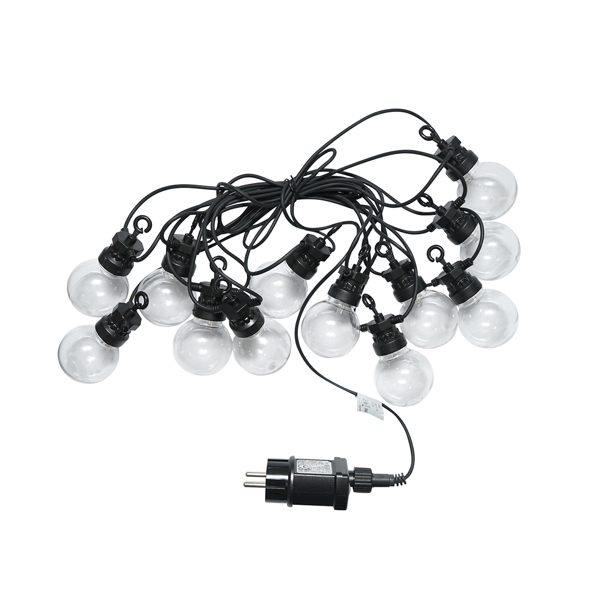 Sistem iluminat LED exterior 12 socluri, cablu 6m, 220V IP44 Breckner Germany - imagine 4