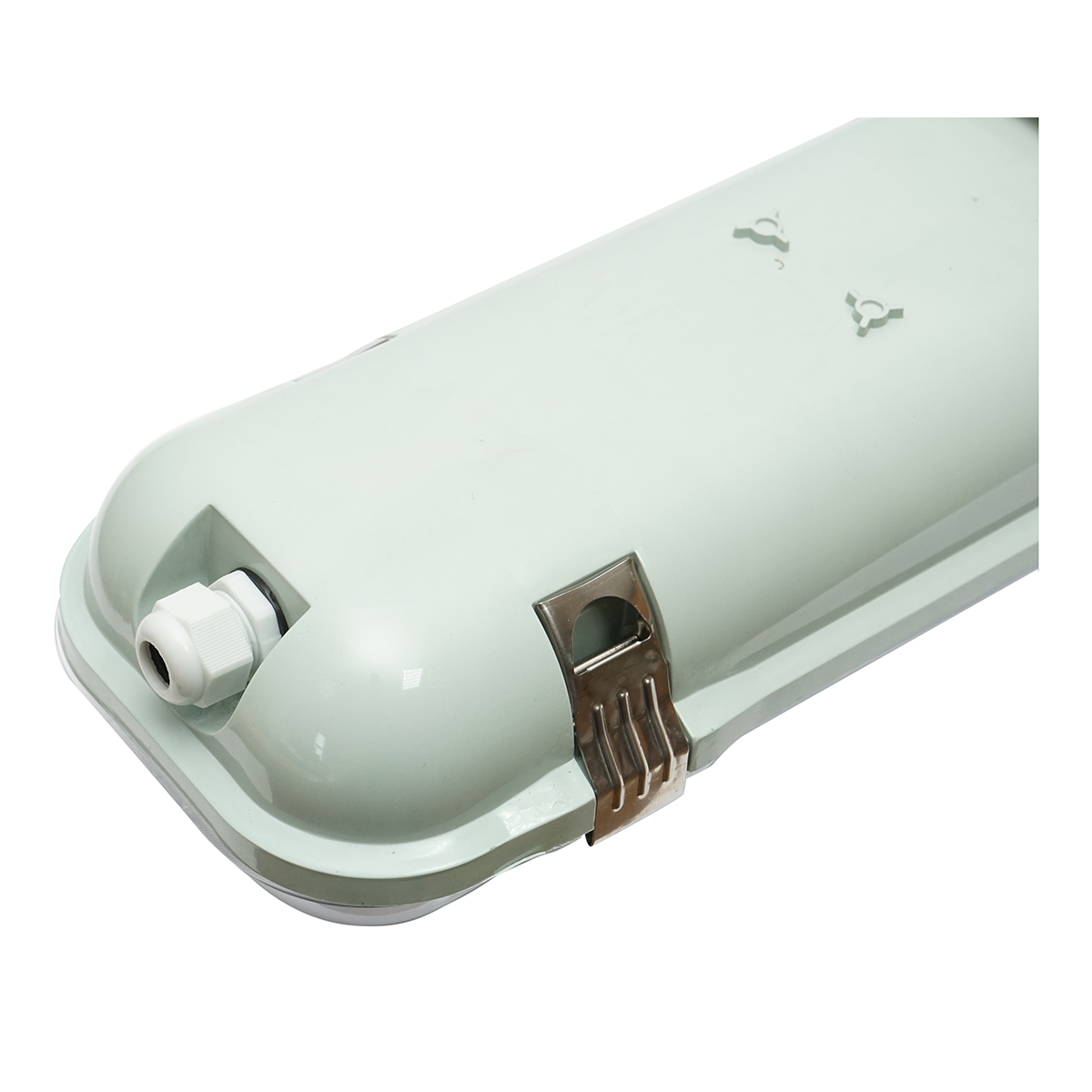 Corp iluminat LED tub fluorescent 2x58W, 220V, 1560x130x90mm IP65 Breckner Germany - imagine 7