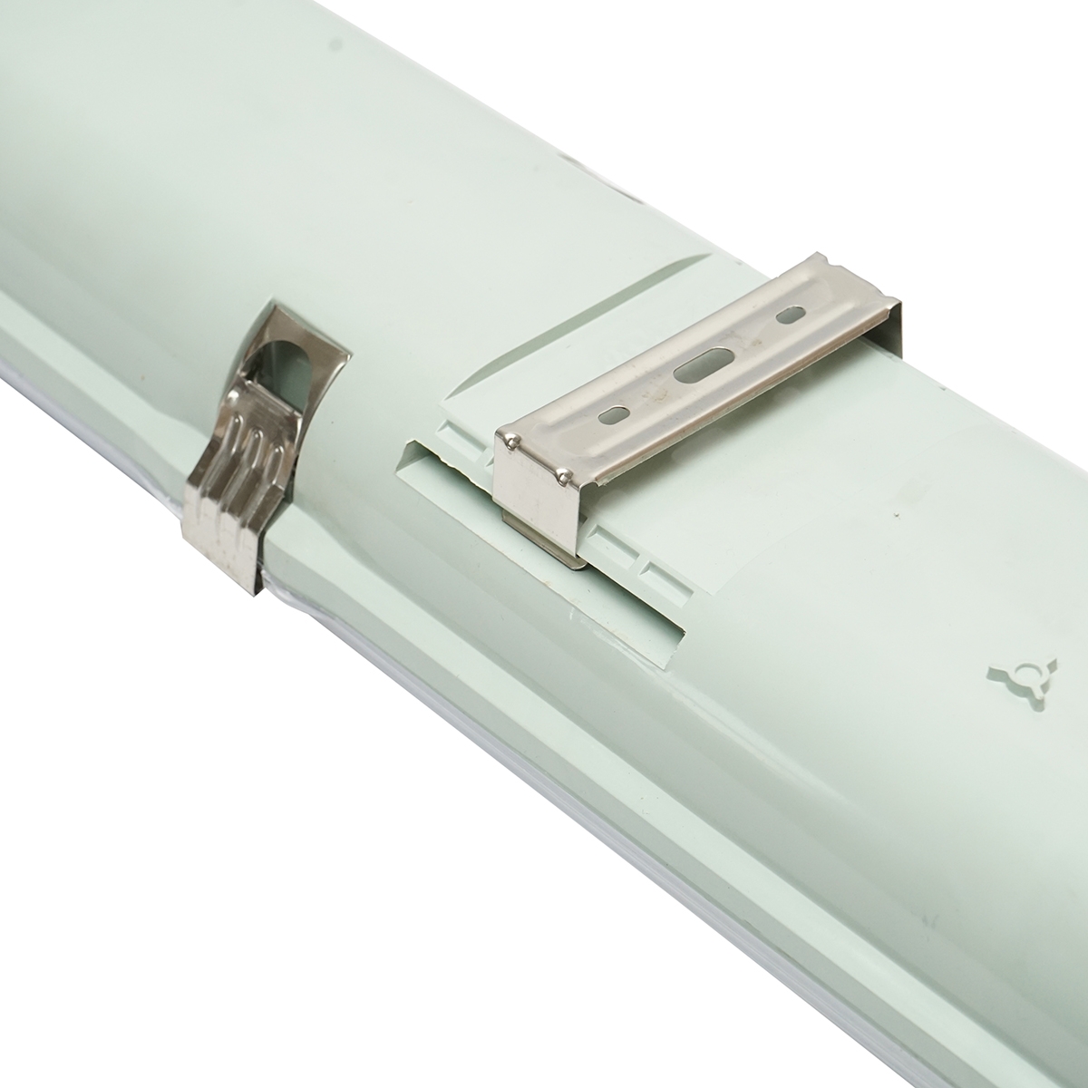 Corp iluminat LED tub fluorescent 2x58W, 220V, 1560x130x90mm IP65 Breckner Germany - imagine 6