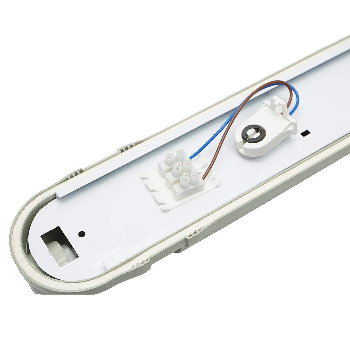 Corp iluminat LED tub fluorescent 1x58W, 220V, 1560x80x90mm IP65 Breckner Germany - imagine 8