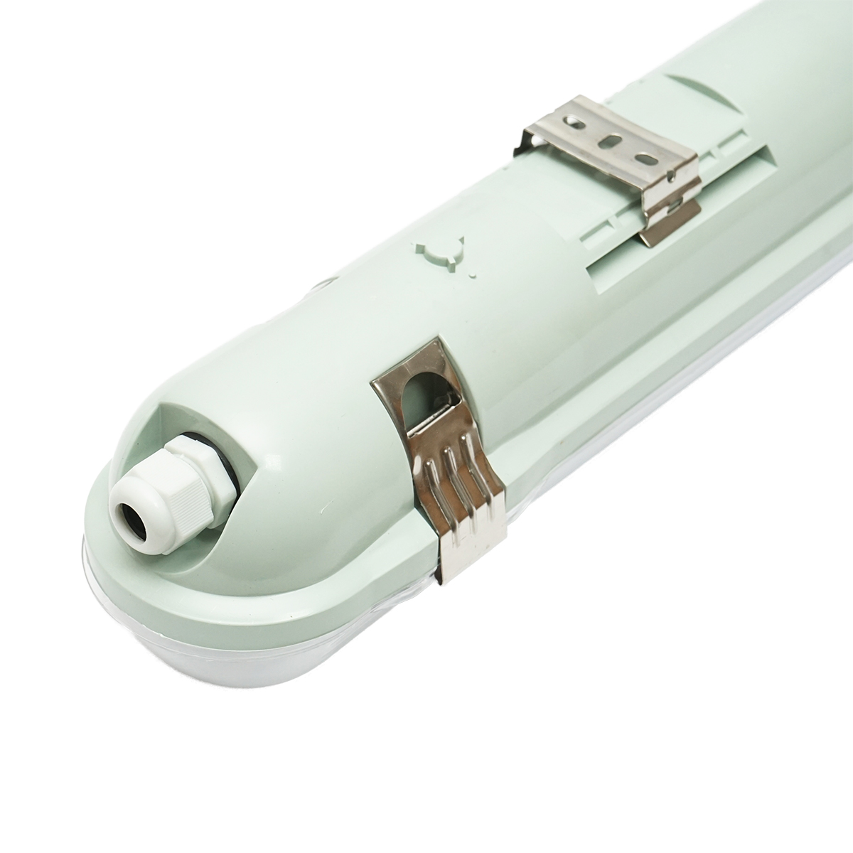 Corp iluminat LED tub fluorescent 1x36W, 220V, 1270x80x90mm IP65 Breckner Germany - imagine 6