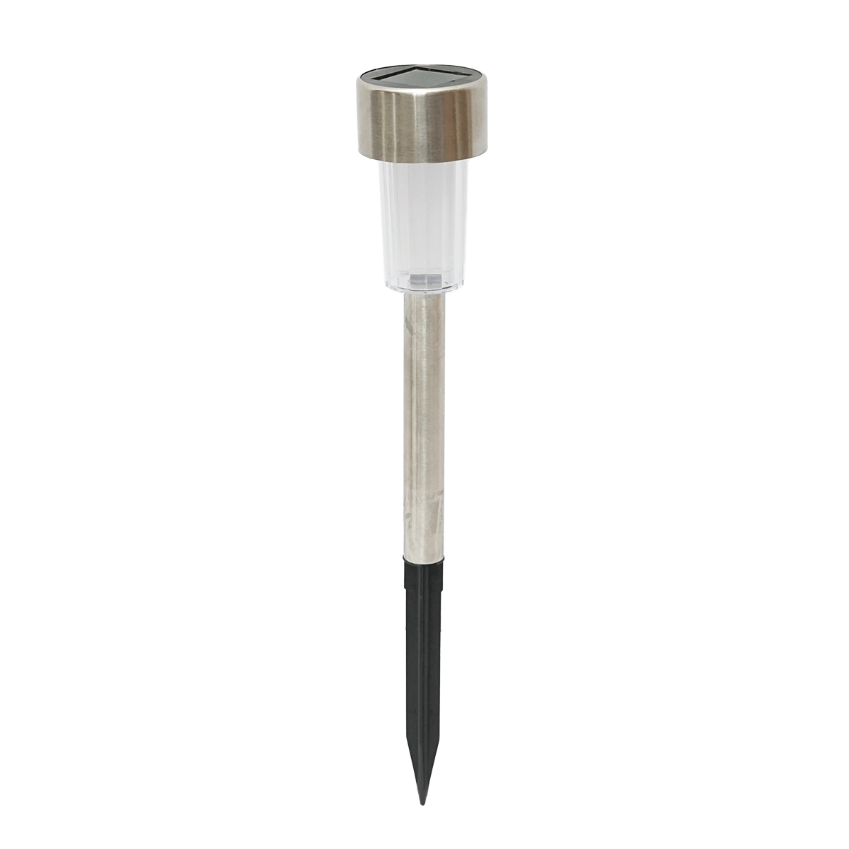 Lampa solara LED din otel inoxidabil, 6500K, inaltime 30cm