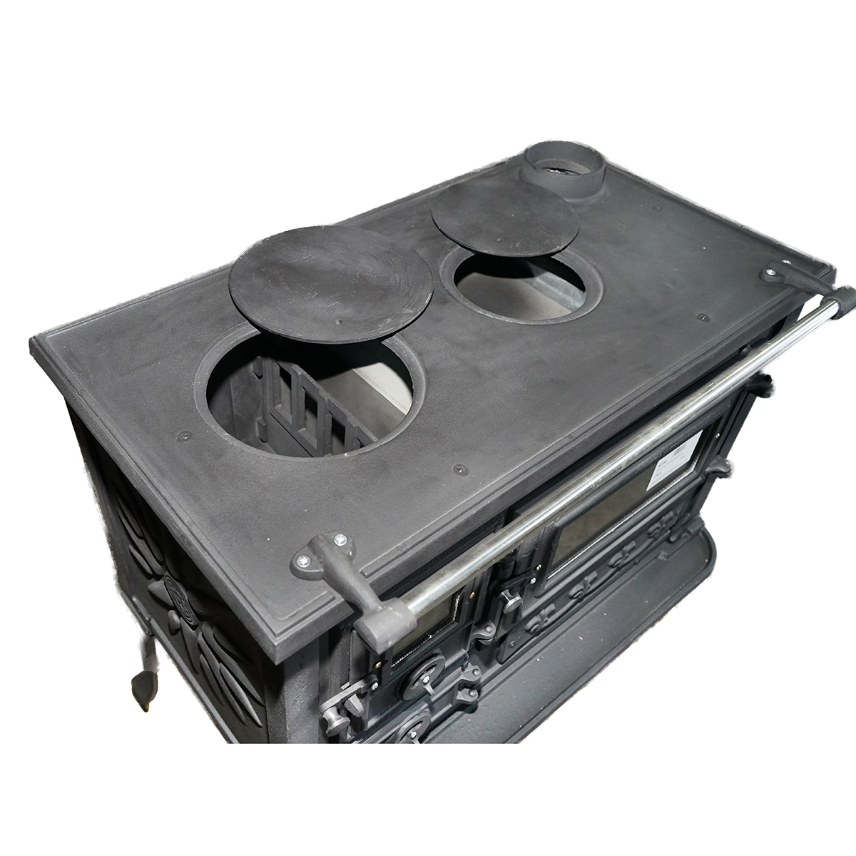 Soba pe lemne cu plita si cuptor din fonta 830x520x800mm - imagine 7