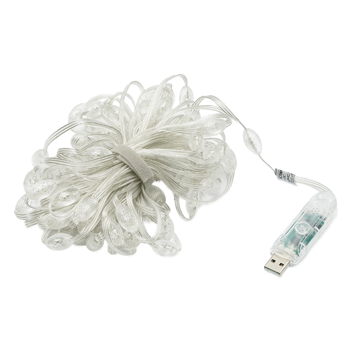 Banda LED inteligenta 2W/m 5V cu telecomanda, control muzical, bluetooth, aplicatie USB, 10m RGB+IC IP68 Breckner Germany - imagine 4