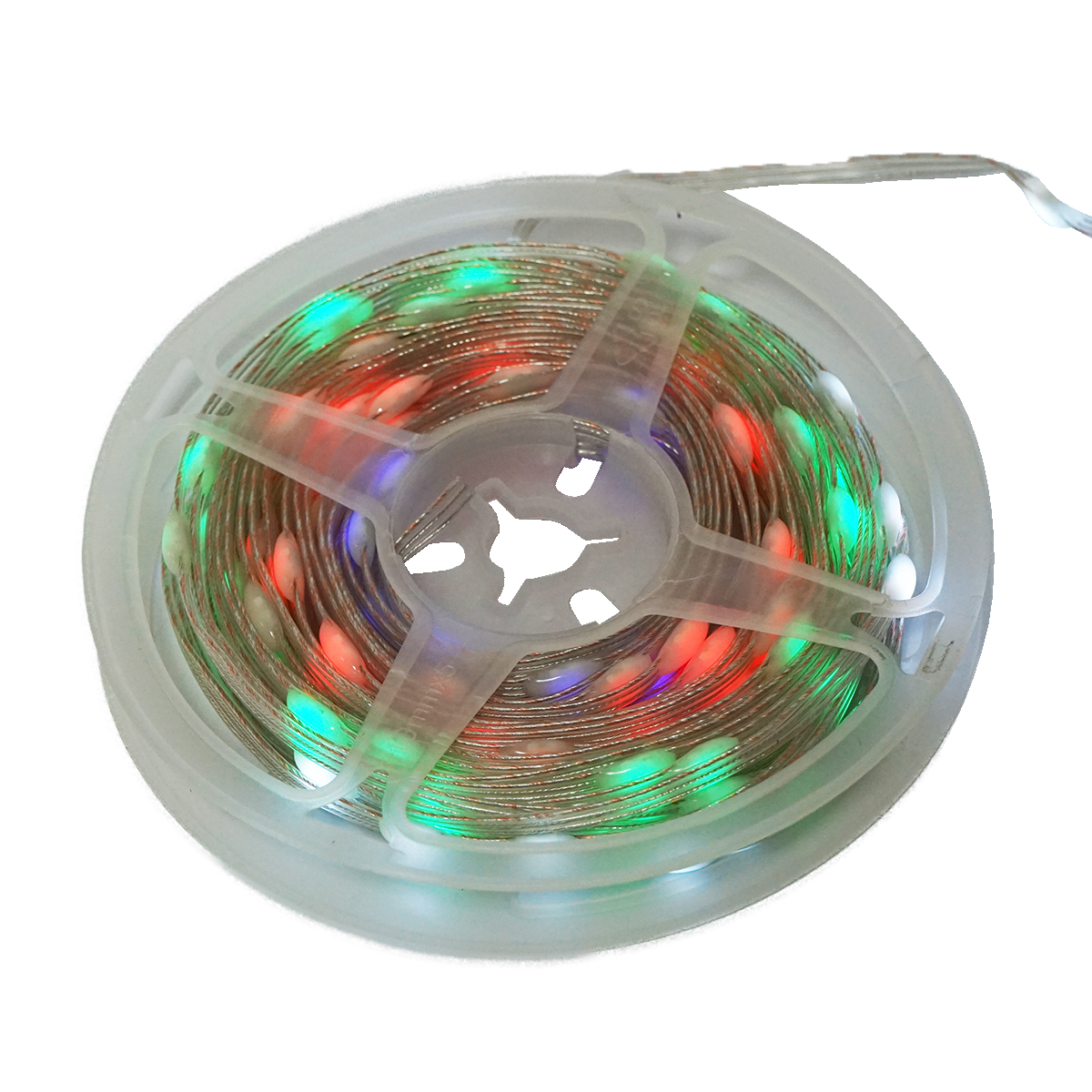 Banda LED cu panou solar 5V, 10m, telecomanda RGB+IC IP65 Breckner Germany - imagine 3