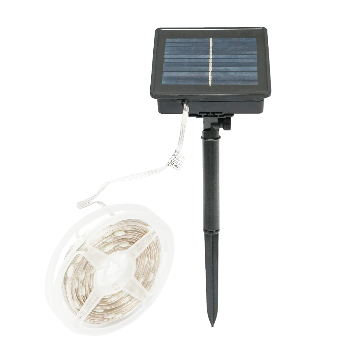 Banda LED cu panou solar 5V, 10m, telecomanda RGB+IC IP65 Breckner Germany
