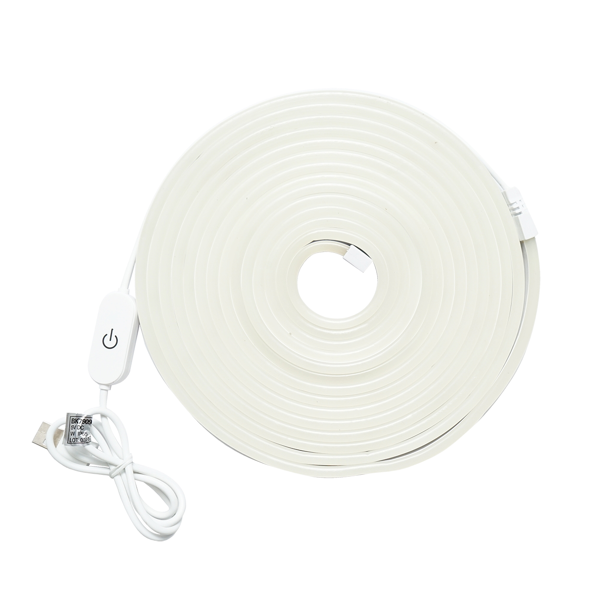 Banda LED 6500K, USB 5V, lungime 5m IP65 Breckner Germany - imagine 3