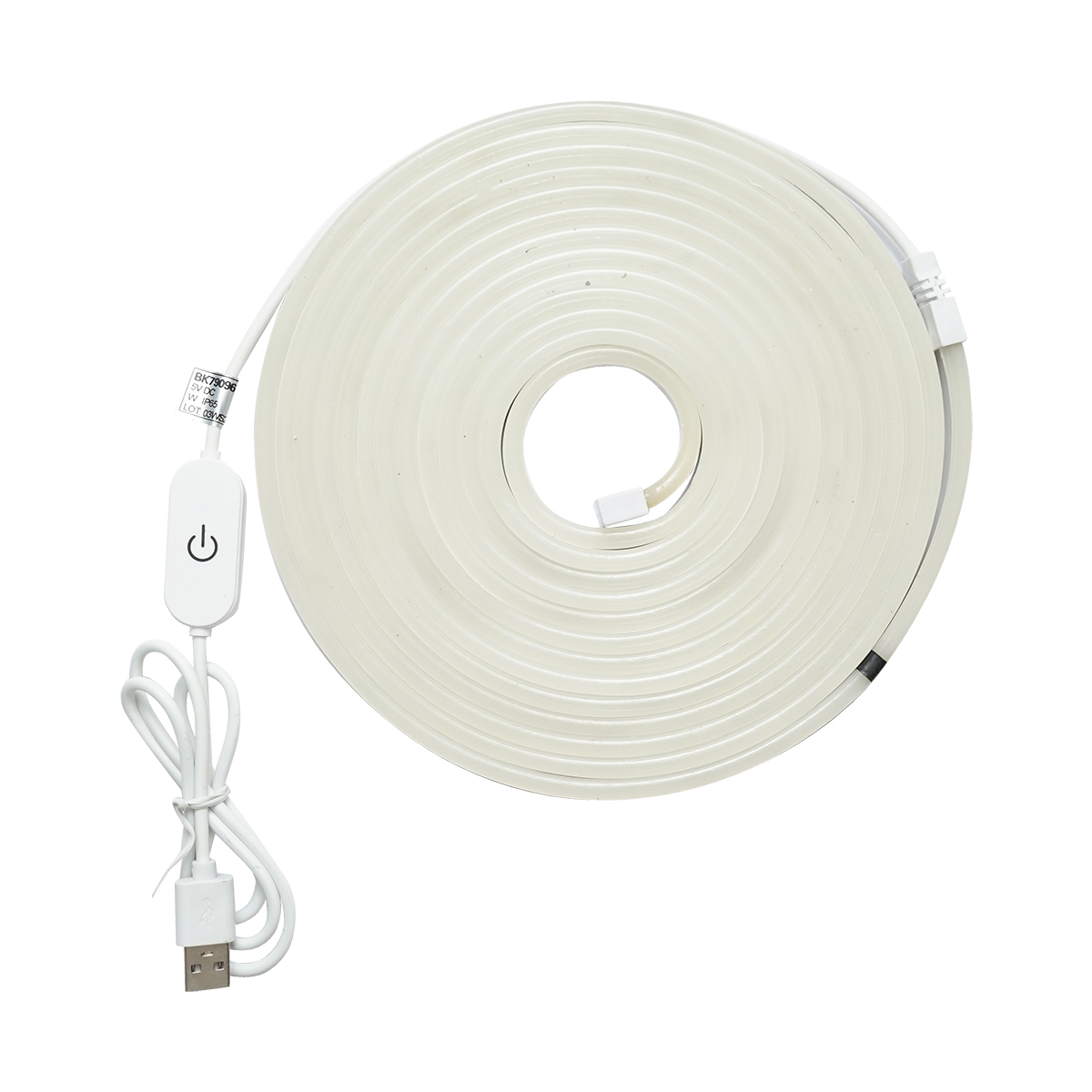 Banda LED 3000K, USB 5V, lungime 5m IP65 Breckner Germany - imagine 3