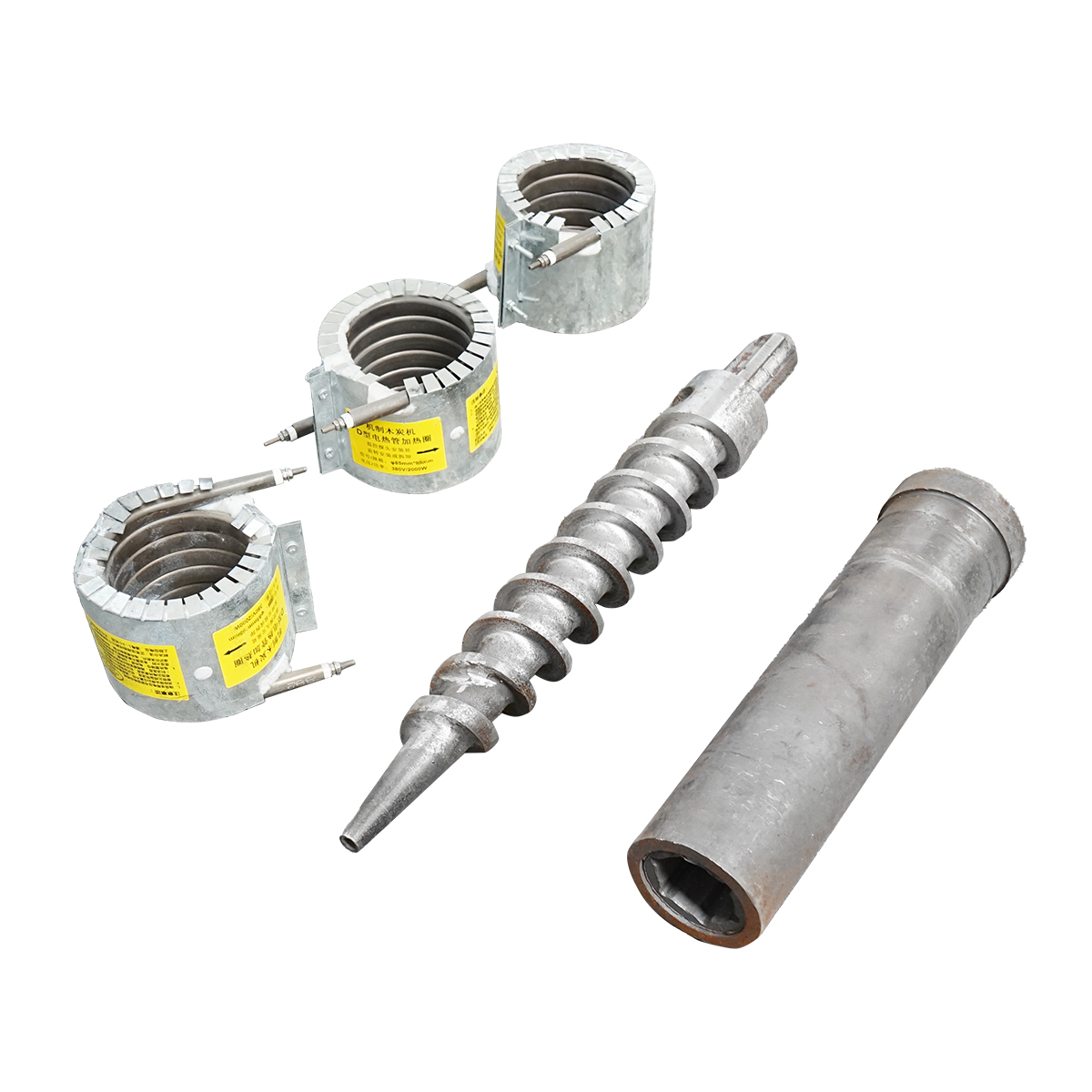 Masina fabricat brichete din rumegus 15KW, 380V, randament 260-280Kg/h, turatie 970rpm - imagine 8