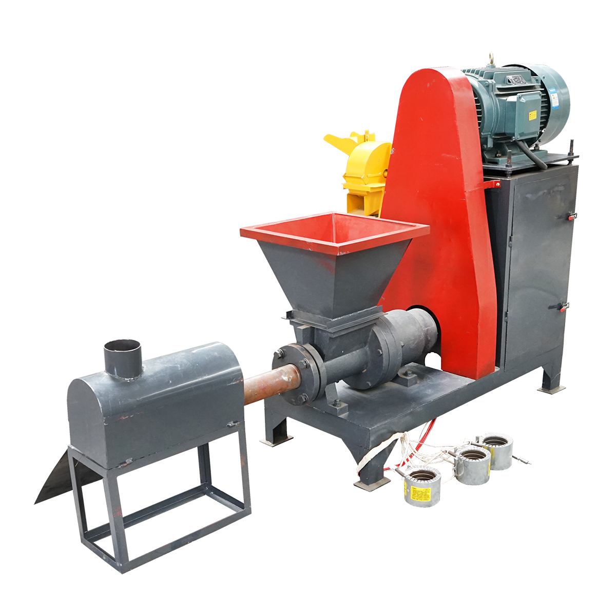 Masina fabricat brichete din rumegus 15KW, 380V, randament 260-280Kg/h, turatie 970rpm - imagine 3