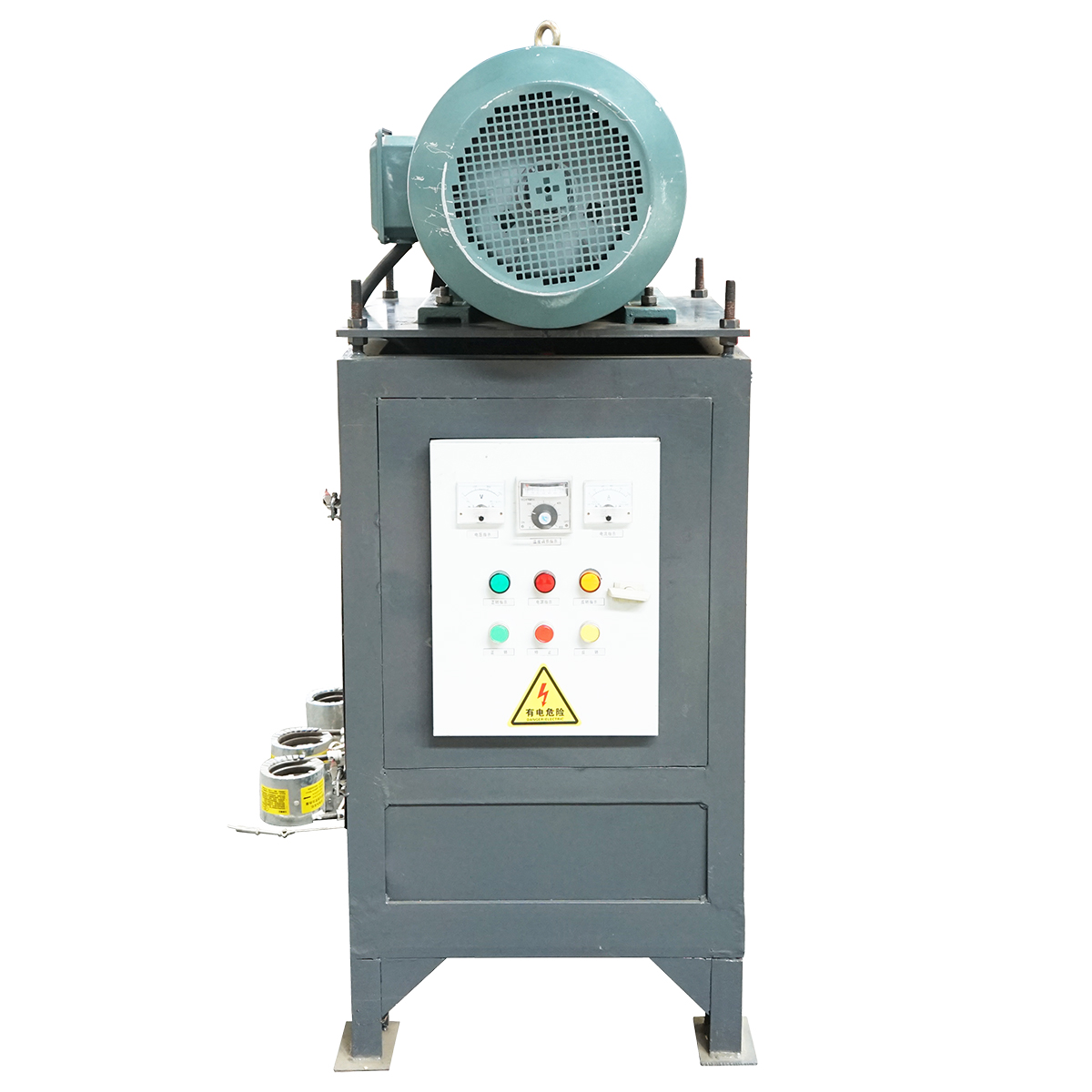 Masina fabricat brichete din rumegus 15KW, 380V, randament 260-280Kg/h, turatie 970rpm - imagine 5