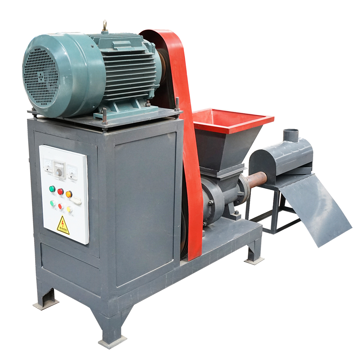 Masina fabricat brichete din rumegus 15KW, 380V, randament 260-280Kg/h, turatie 970rpm - imagine 4