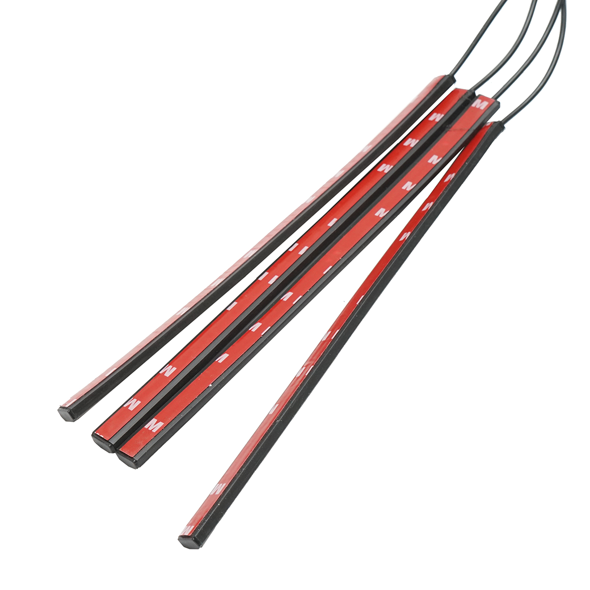 Banda LED lumini ambientale auto 12V, 9W cu telecomanda, control muzical 4x26.7cm RGB Breckner Germany - imagine 7