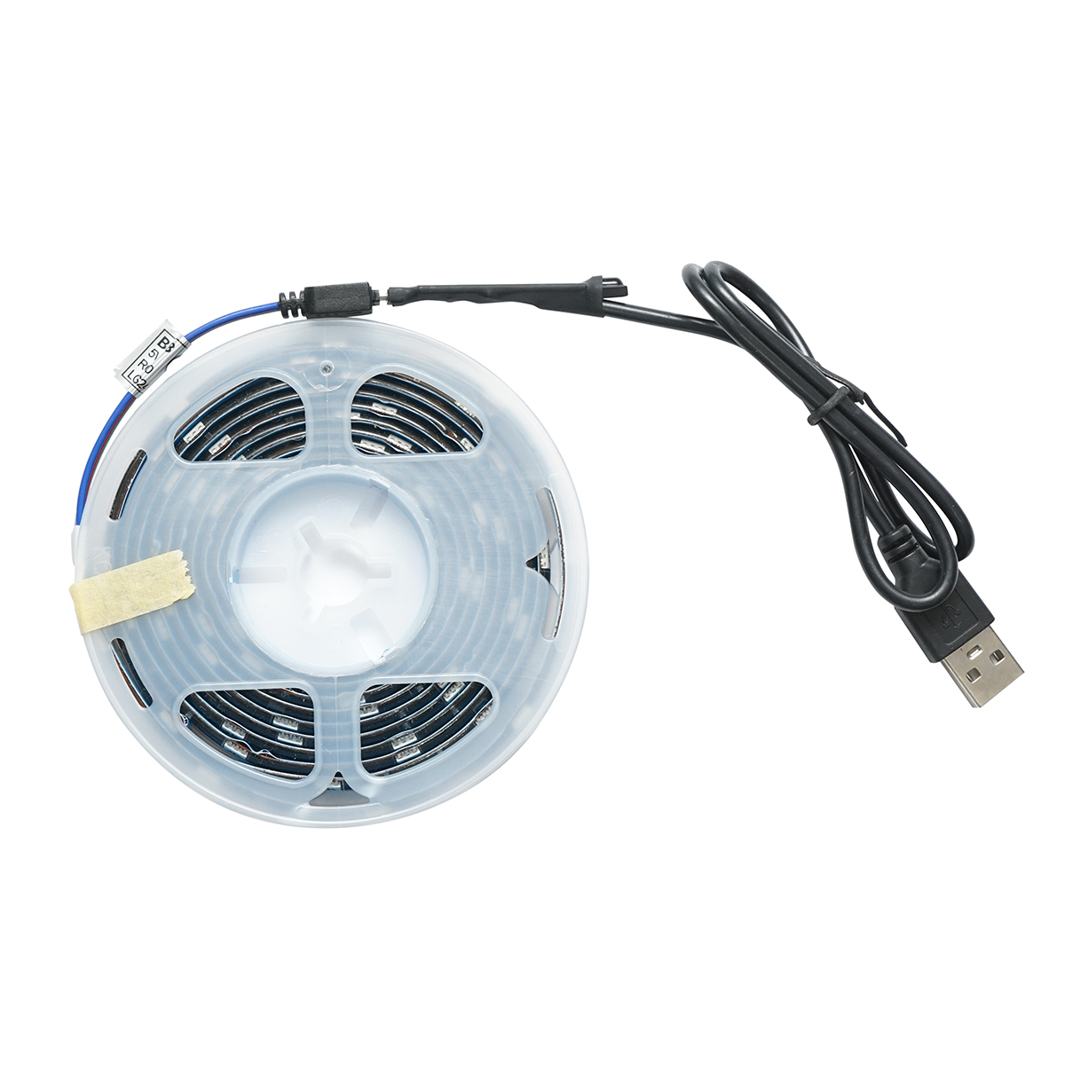 Banda LED cu telecomanda 5V, 2m, control vocal RGB IP20 Breckner Germany - imagine 5