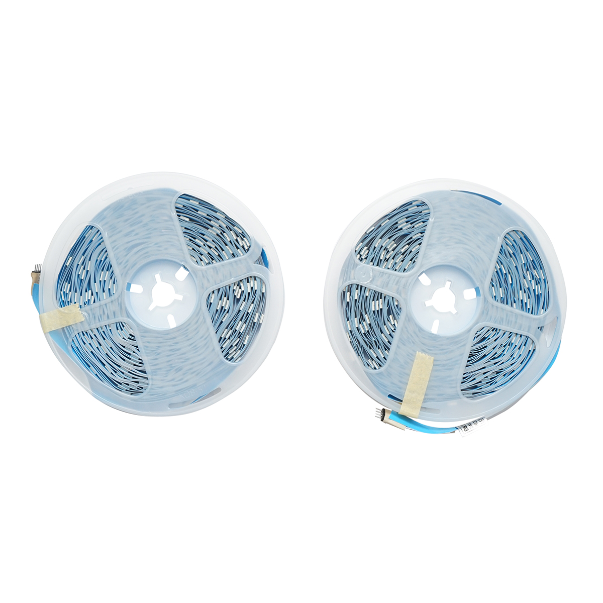 Banda LED smart 2x15m, 24V cu telecomanda, control vocal, bluetooth, aplicatie USB, 30m RGB IP20 Breckner Germany - imagine 4