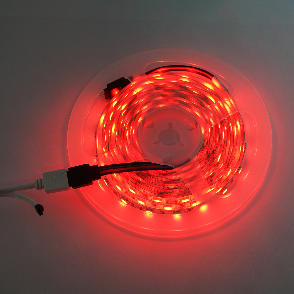 Banda LED 5050 14.4W/m RGB, 12-220V rola 3m, 60 LED/m IP20 Breckner Germany - imagine 2