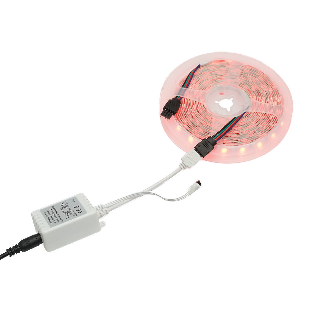 Banda LED 5050 14.4W/m RGB, 12-220V rola 5m, 60 LED/m IP20 Breckner Germany - imagine 3