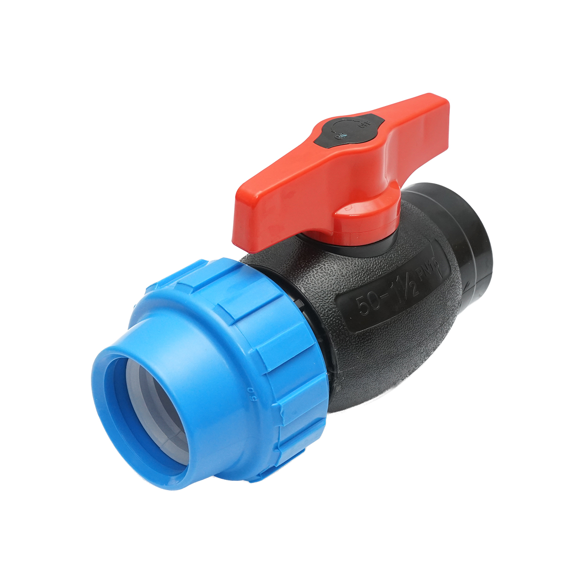 Robinet mufa cu bila filet interior D50x1-1/2, PN16, pentru sisteme de irigatii - imagine 2