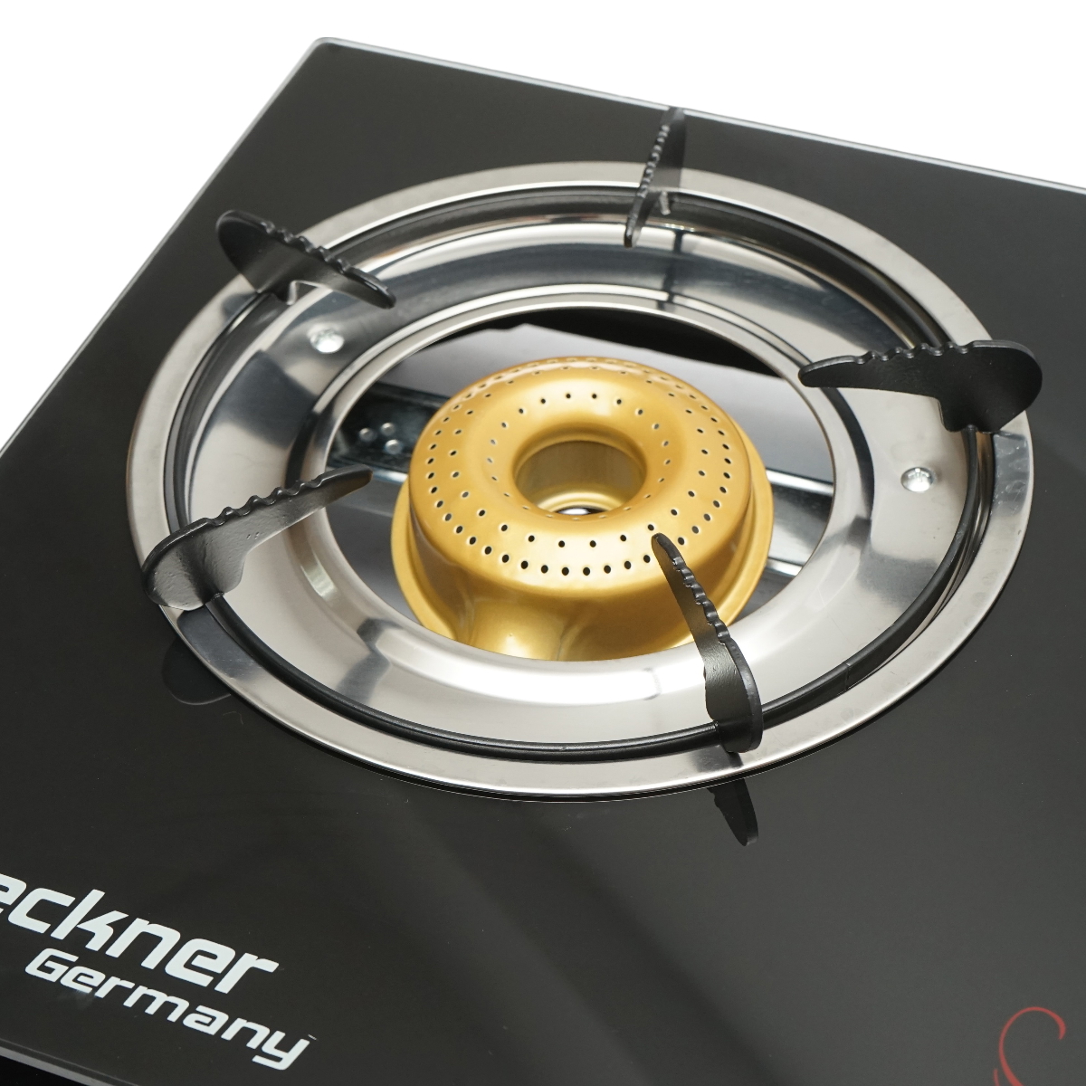 Aragaz, plita cu 3 arzatoare metalice 2.5KW, sticla securizata 700x380x94mm Breckner Germany - imagine 5