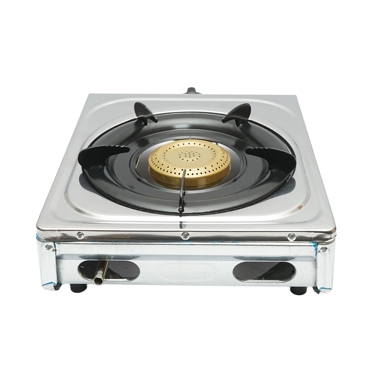 Aragaz, plita din inox cu un arzator metalic 2.5KW, aprindere automata 380x285x94mm Breckner Germany - imagine 3