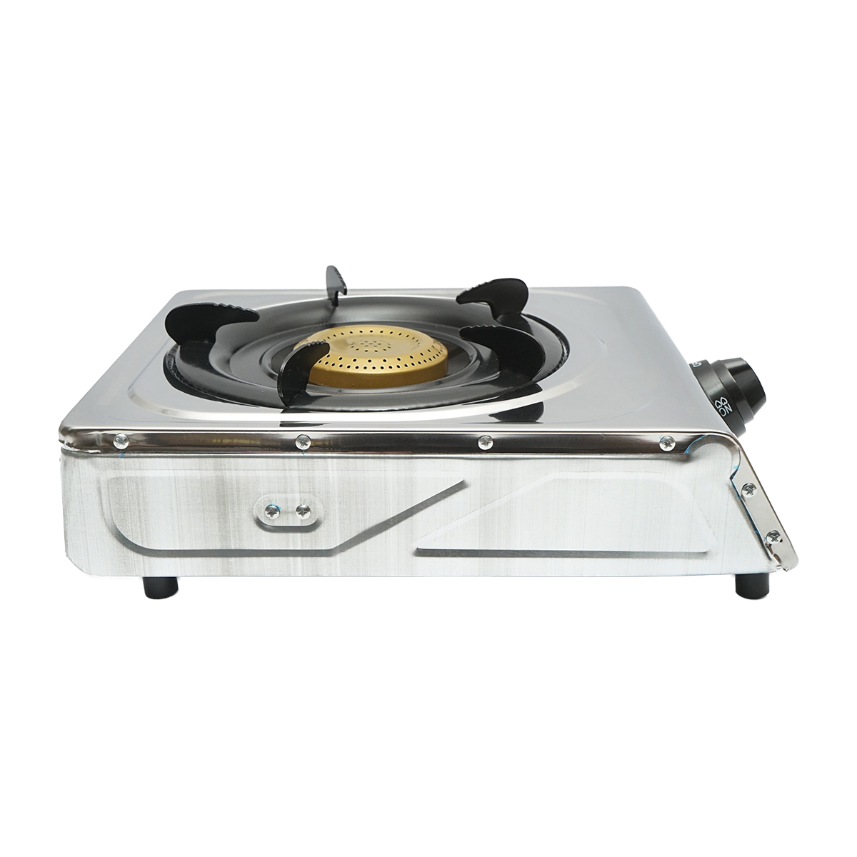 Aragaz, plita din inox cu un arzator metalic 2.5KW, aprindere automata 380x285x94mm Breckner Germany - imagine 4