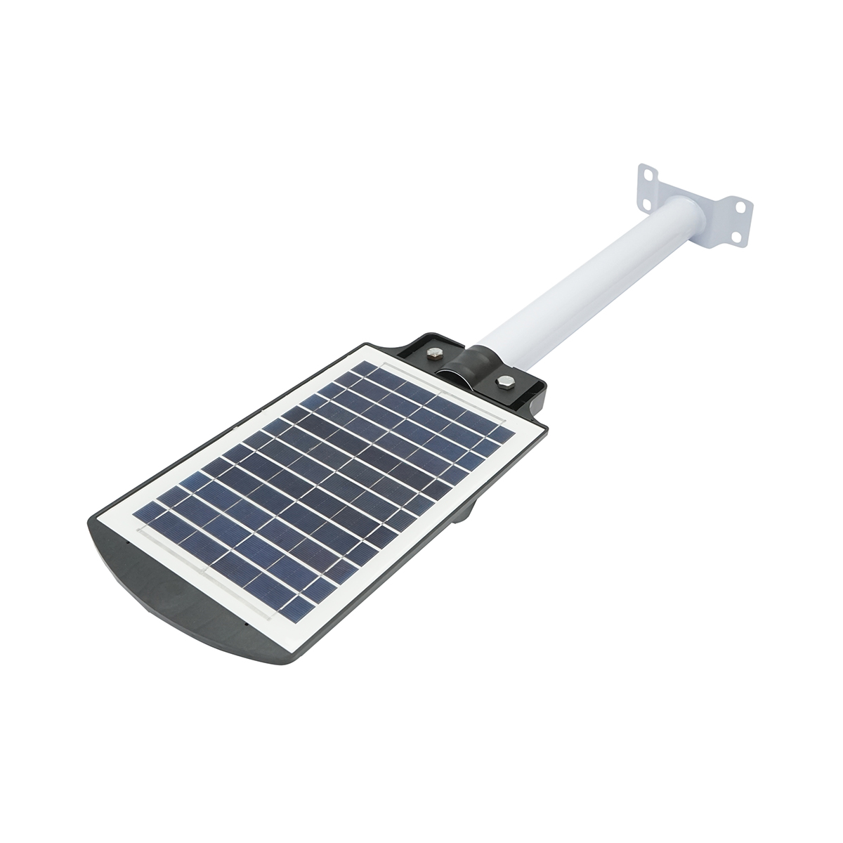Lampa solara LED iluminat stradal 60W 6500K cu panou solar 10W, baterie 10000mAh, telecomanda, prindere pe stalp IP65 Breckner Germany - imagine 2