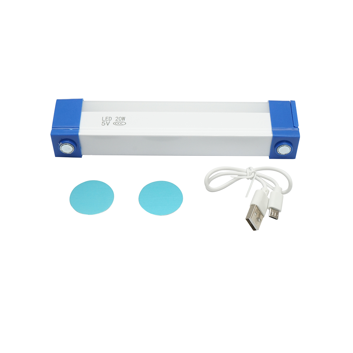 Lampa LED 20W, 6500K cu prindere magnetica si acumulator reincarcabil 1200mAh 170x23x38mm IP20 Breckner Germany - imagine 4