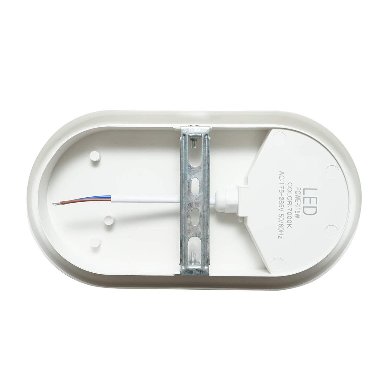 Plafoniera LED 15W, 220V, 7000K lumina rece corp iluminat 215x115x70mm interior/exterior Breckner Germany - imagine 3