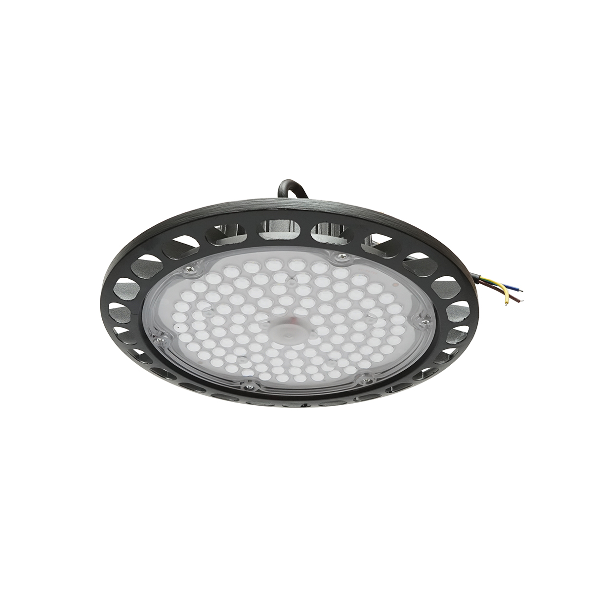 Lampa industriala LED High-Bay 100W, 220V, 8000K pentru hala/depozit 235x75mm Breckner Germany