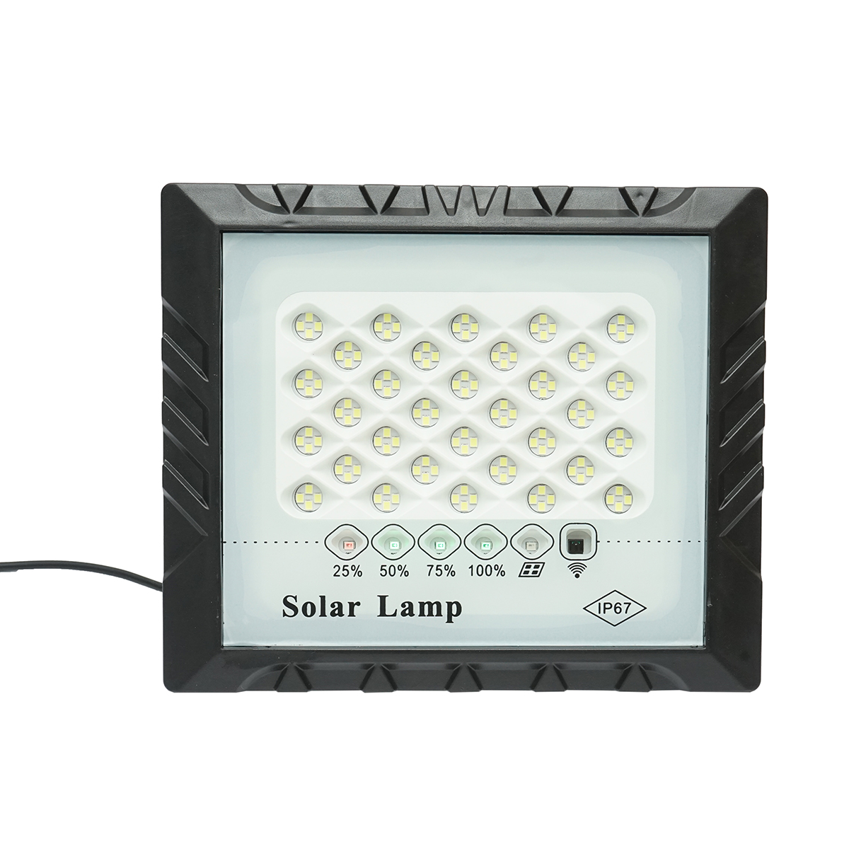 Proiector led de 25W cu panou solar 3W, baterie 4000mAh si telecomanda IP67 Breckner Germany - imagine 3