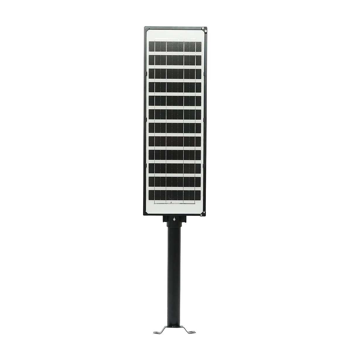 Lampa solara LED iluminat stradal 200W 6500K cu panou solar 12W, baterie 12000mAh, telecomanda, prindere pe stalp IP65 Breckner Germany - imagine 4
