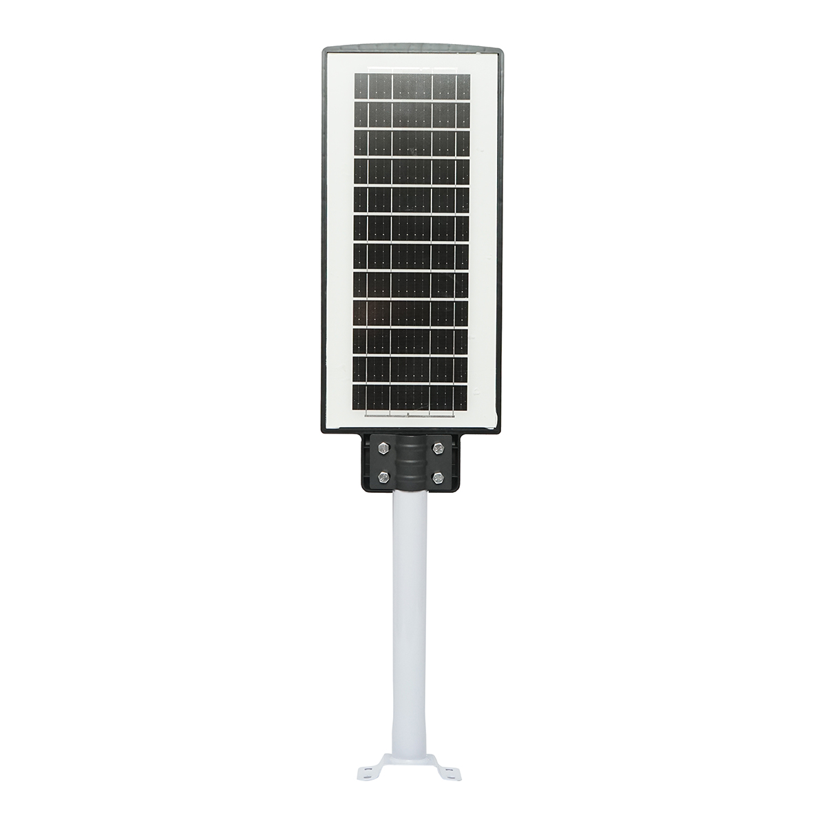 Lampa solara LED iluminat stradal 150W 6500K cu panou solar 12W, baterie 15000mAh, prindere pe stalp IP65 Breckner Germany - imagine 3