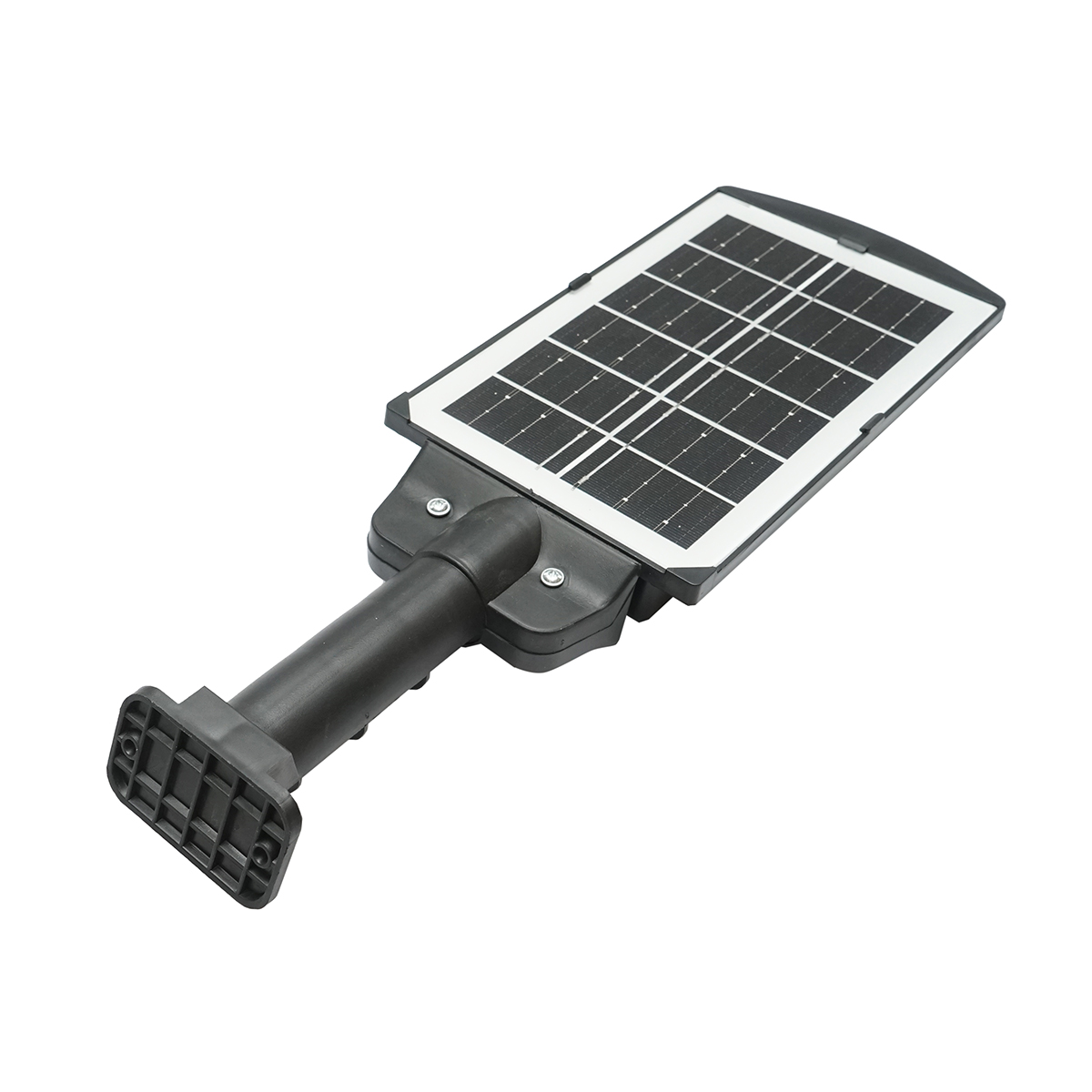 Lampa solara LED iluminat stradal 6500K cu panou solar 3W, baterie 18000mAh, prindere pe stalp IP67 Breckner Germany - imagine 4