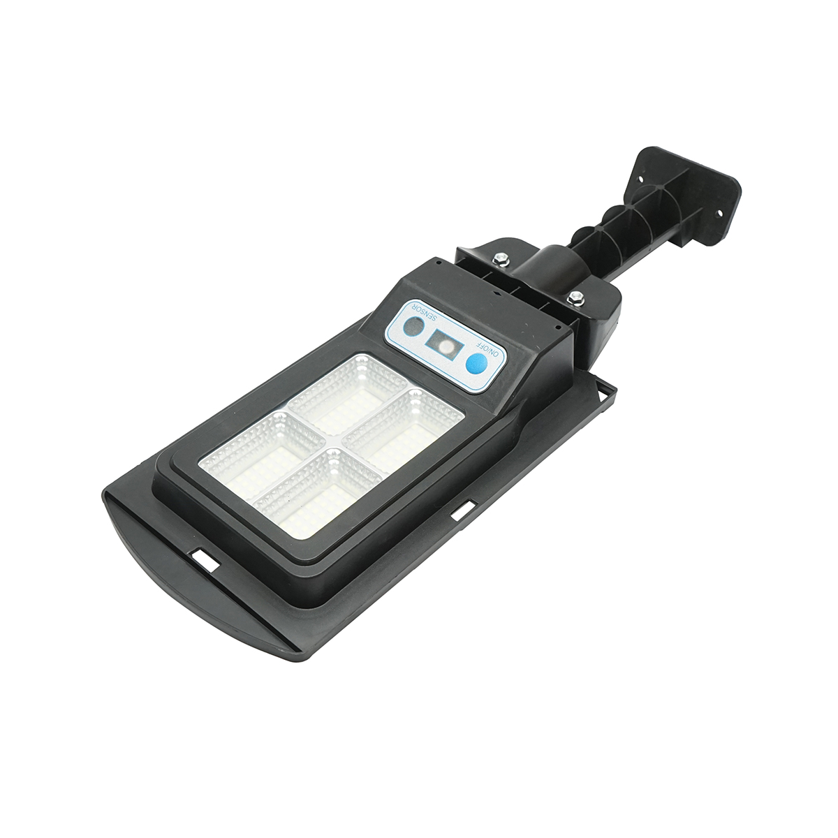 Lampa solara LED iluminat stradal 6500K cu panou solar 3W, baterie 18000mAh, prindere pe stalp IP67 Breckner Germany - imagine 5