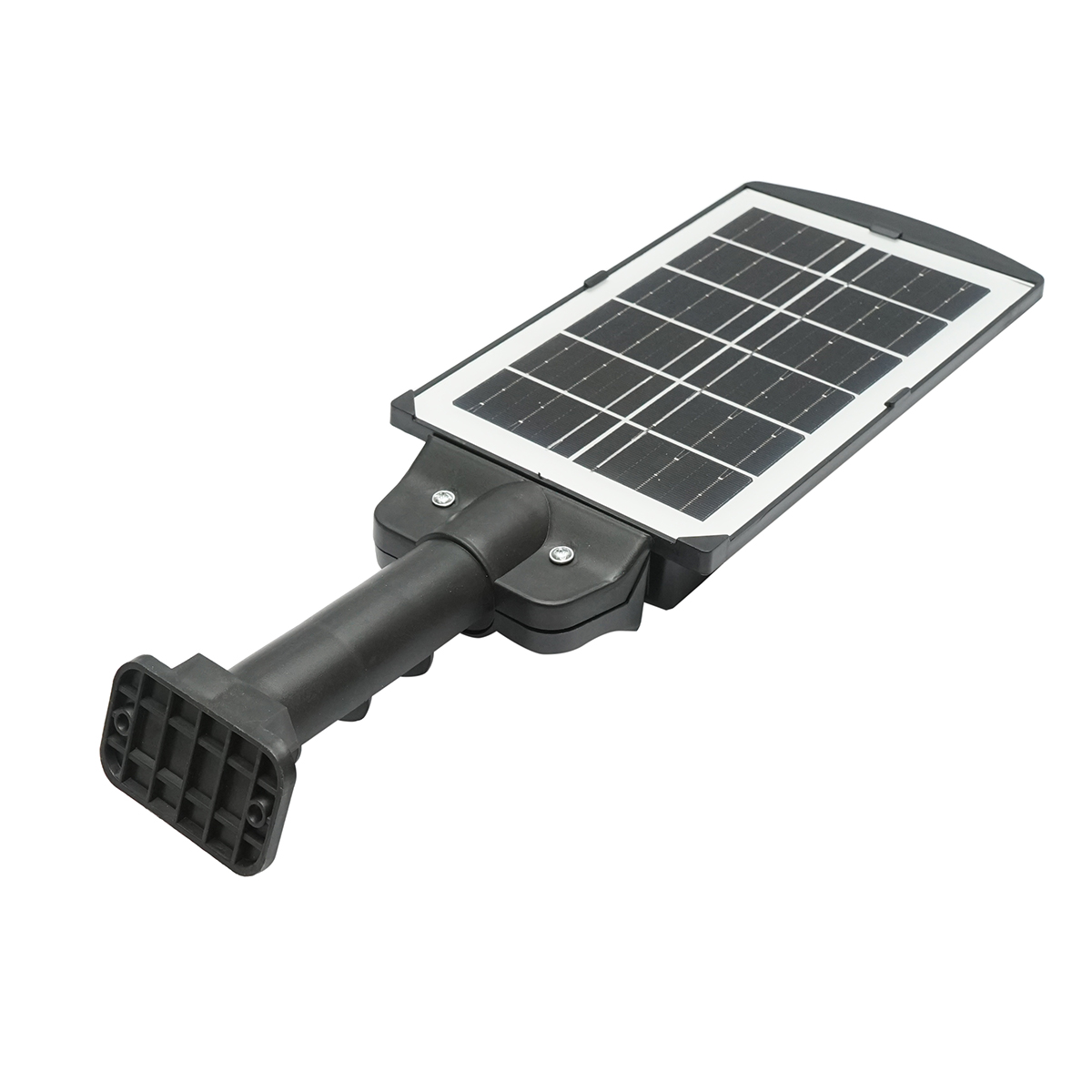 Lampa solara LED iluminat stradal 6500K cu panou solar 3W, baterie 12000mAh, prindere pe stalp IP67 Breckner Germany - imagine 4