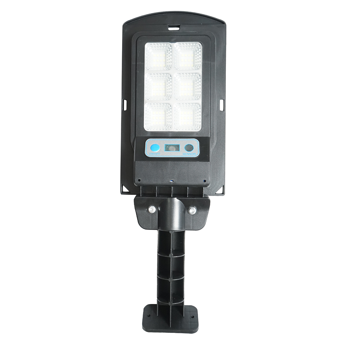 Lampa solara LED iluminat stradal 6500K cu panou solar 3W, baterie 12000mAh, prindere pe stalp IP67 Breckner Germany - imagine 2