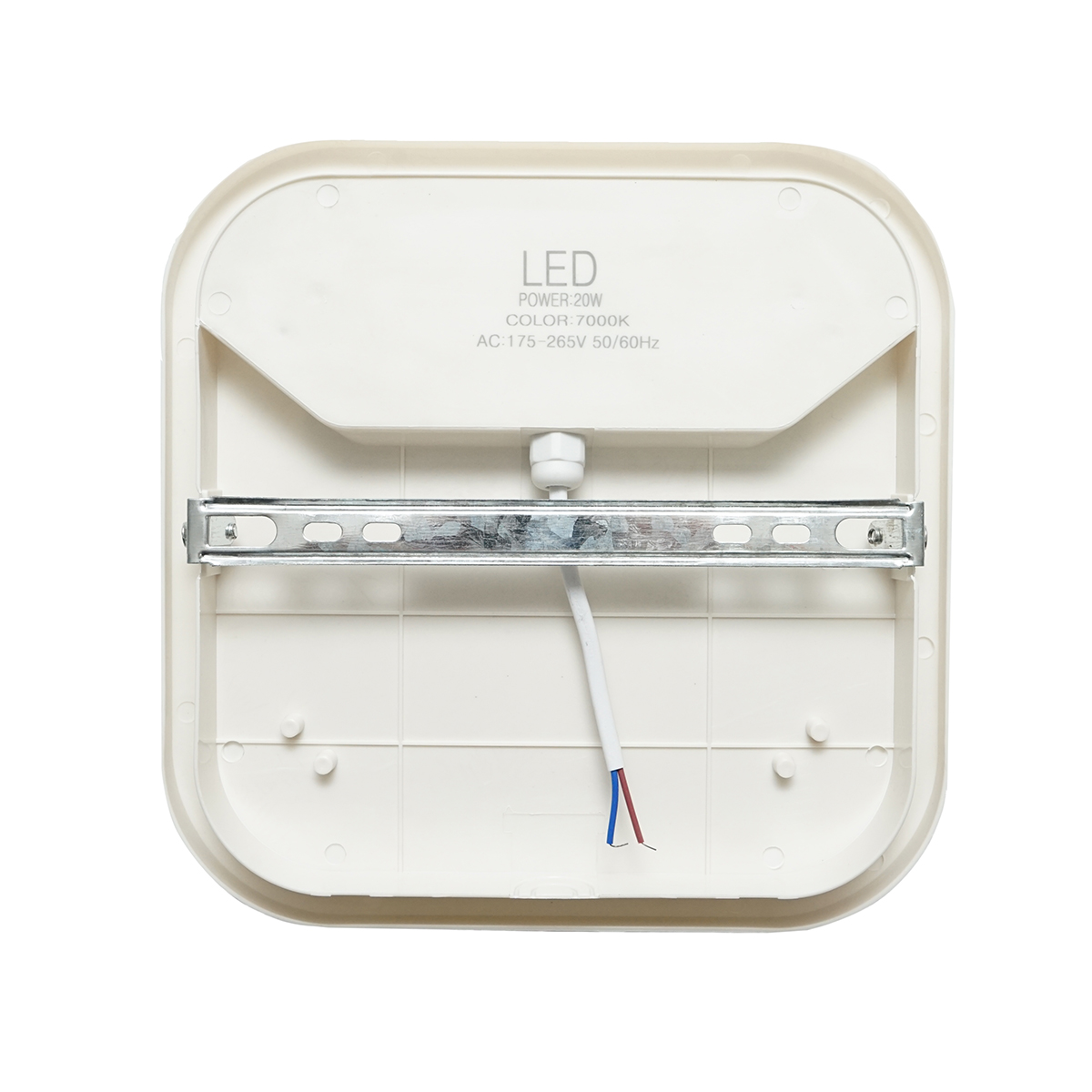 Plafoniera LED 20W, 220V, 7000K lumina rece corp iluminat 220x220x65mm interior/exterior Breckner Germany - imagine 3