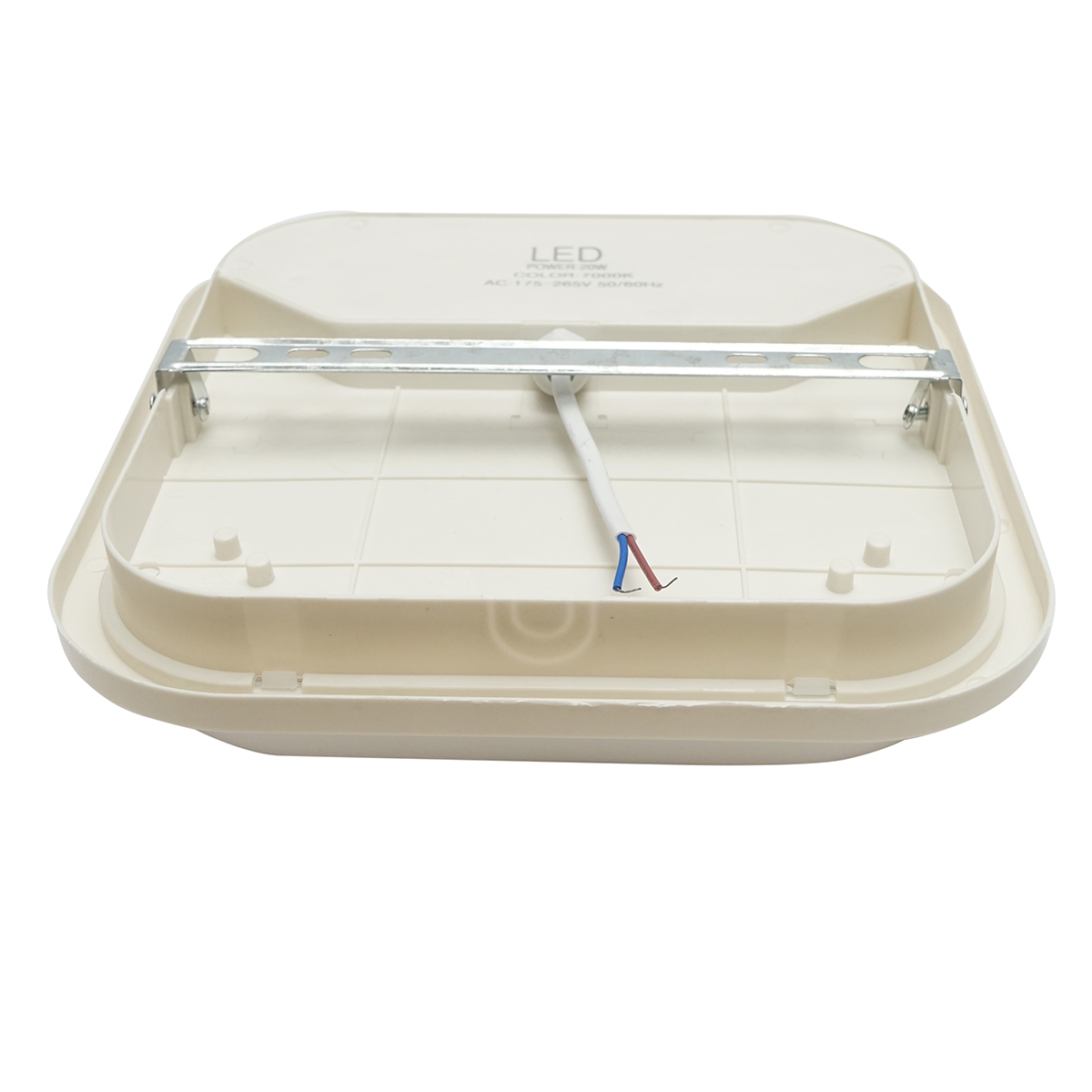 Plafoniera LED 20W, 220V, 7000K lumina rece corp iluminat 220x220x65mm interior/exterior Breckner Germany - imagine 4