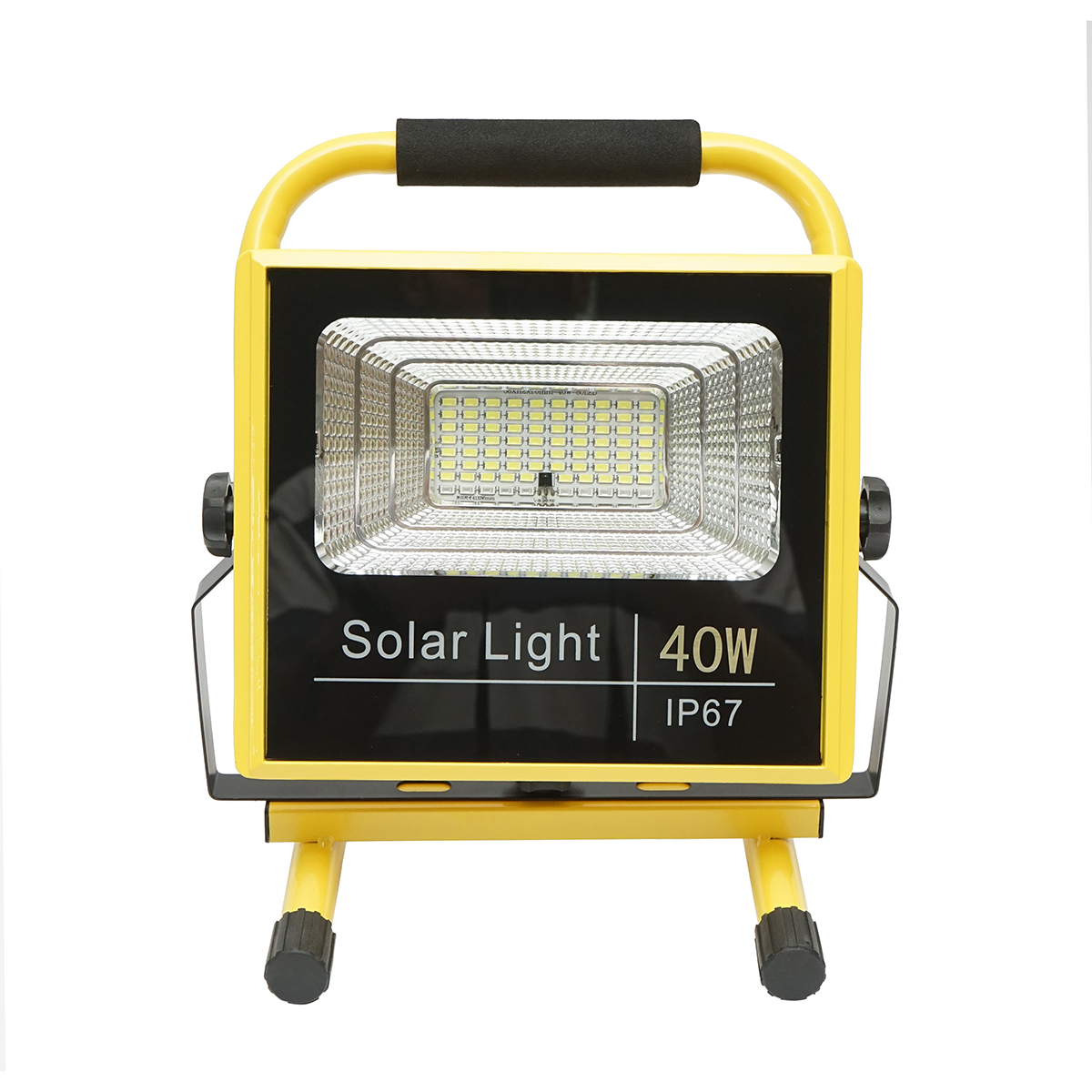 Lampa de lucru LED portabila 40W, 8000K cu telecomanda, 2 baterii LiFePO4 6000mAh si cadru stativ IP67 Breckner Germany - imagine 3