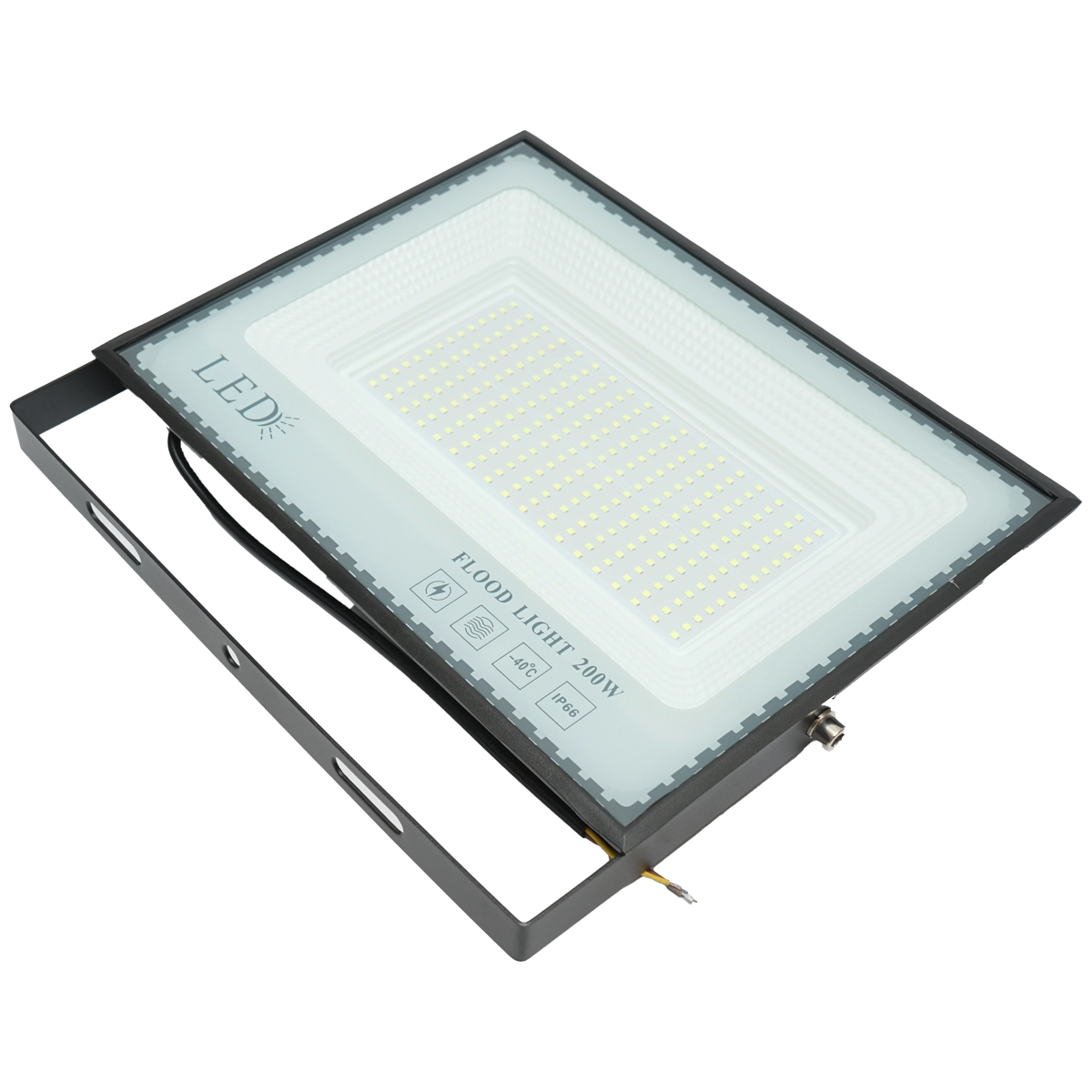 Proiector LED 200W, 220V, 6500K, 332x252x38mm IP66 Breckner Germany - imagine 3